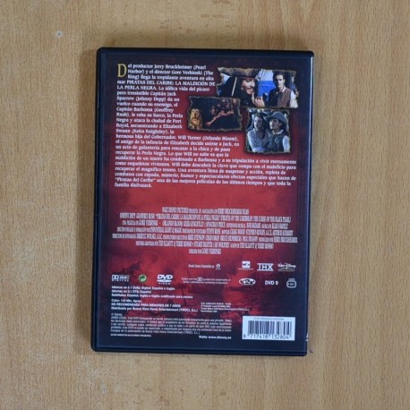 PIRATAS DEL CARIBE LA MALDICION DE LA PERLA NEGRA - DVD