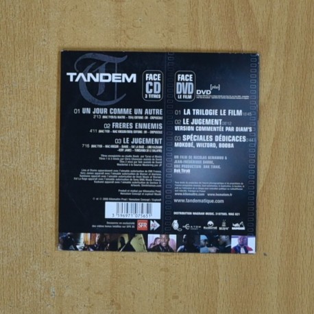 TANDEM - LA TRILOGIE - CD SINGLE