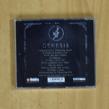 JUAN SAURIN - GENESIS - CD