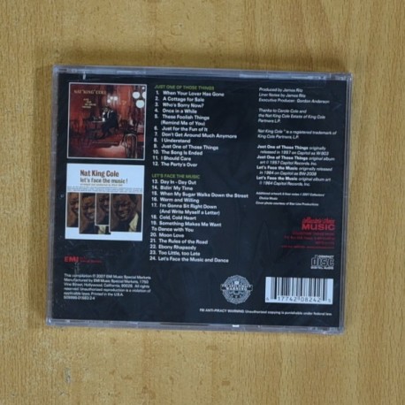 NAT KING COLE - JUST ONE OF THOSE THINGS - CD