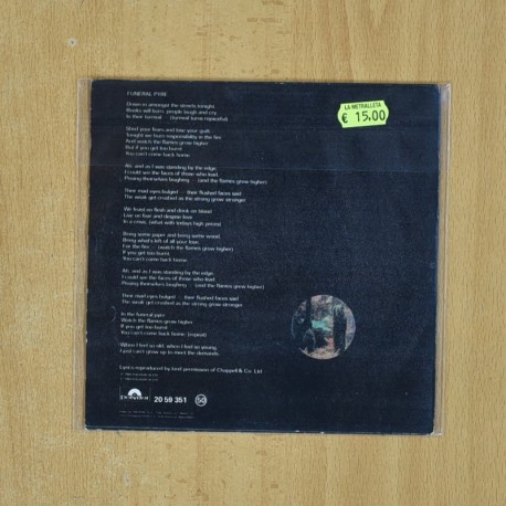 THE JAM - FUNERAL PYRE - SINGLE