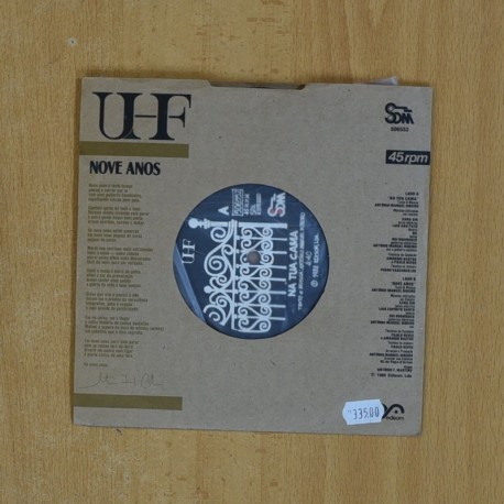 UHF - NA TUA CAMA / NOVE ANOS - SINGLE