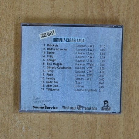 ZURI WEST - BUMPLIZ / CASABLANCA - CD