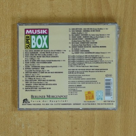 VARIOS - SUPER MUSIK BOX VOL 1 - CD