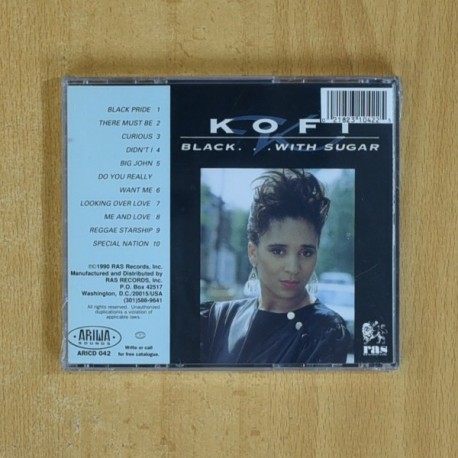 KOFI - BLACK WITH SUGAR - CD