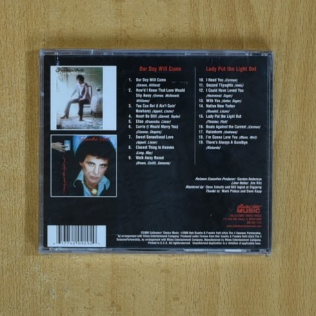FRANKIE VALLI - OUR DAY WILL COME / LADY PUT THE LIGHT OUT - CD