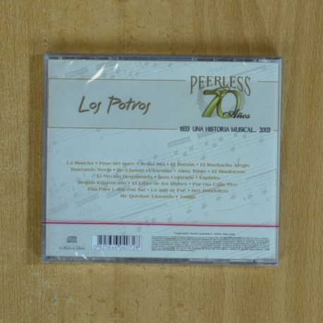 LOSPOTROS - PEERLESS 70 AÑOS - CD
