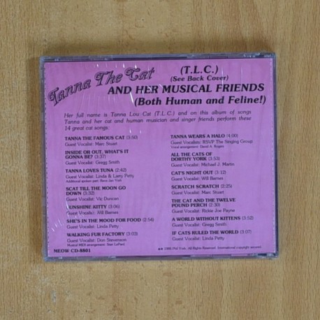 VARIOS - TANNA THE CAT AND HER MUSICAL FRIENDS - CD