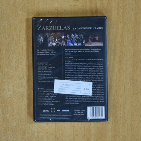 LA CANCION DEL OLVIDO - DVD