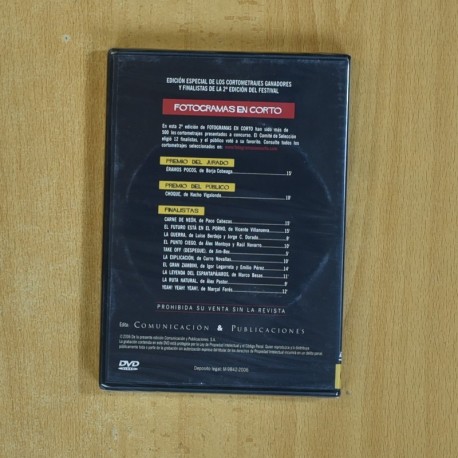 FOTOGRAMAS EN CORTO - DVD