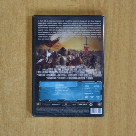 EL PLANETA DE LOS SIMIOS - DVD