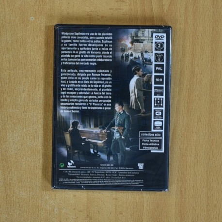 EL PIANISTA - DVD