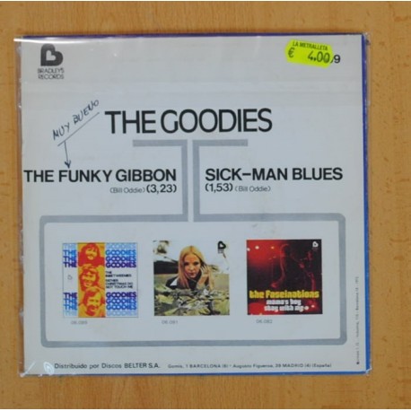 THE GOODIES - THE FUNKY GIBBON / SICK MAN BLUES - SINGLE