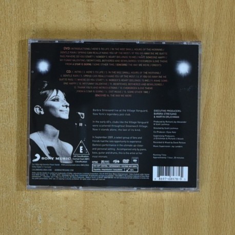 BARBRA STREISAND - ONE NIGHT ONLY - CD