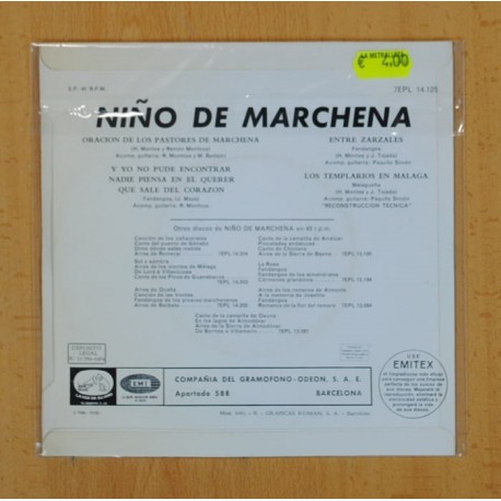 NIÃO DE MARCHENA - ORACION DE LOS PASTORES DE MARCHENA + 3 - EP