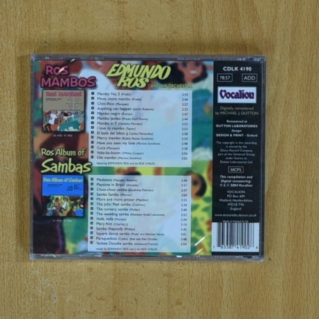 EDMUNDO ROS - MAMBOS SAMBAS - CD