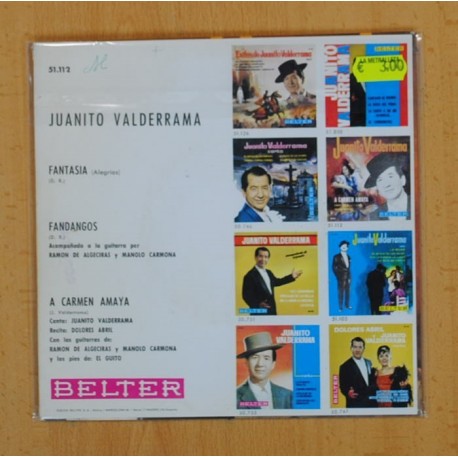 JUANITO VALDERRAMA - A CARMEN AMAYA - SINGLE