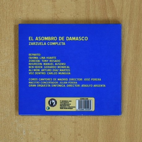 VARIOS - EL ASOMBRO DE DAMASCO - CD