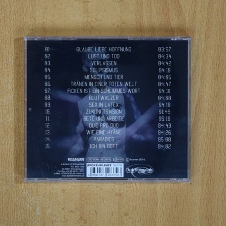 GRAUSAME TOCHTER - GLAUBE LIEBE HOFFNUNG - CD