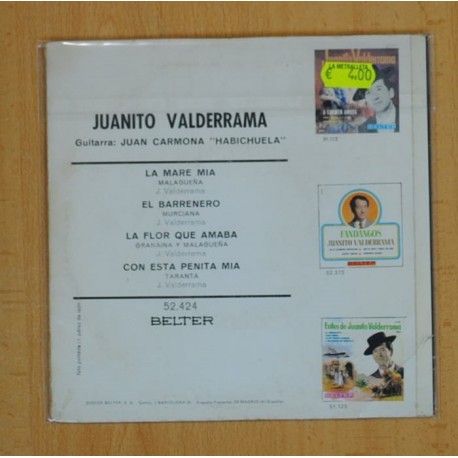 JUANITO VALDERRAMA - LA MARE MIA + 3 - EP