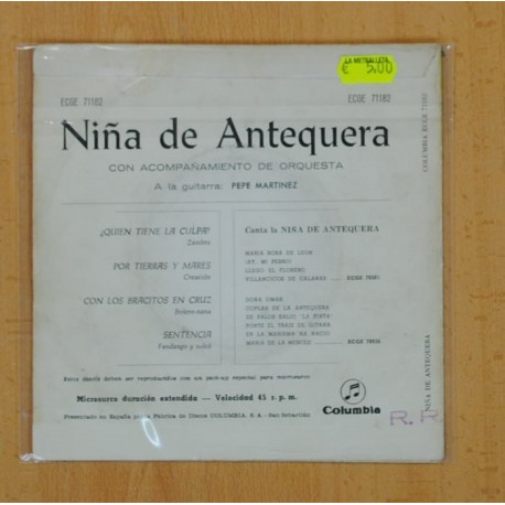 NIÃA DE ANTEQUERA - Â¿QUIEN TIENE LA CULPA? + 3 - EP