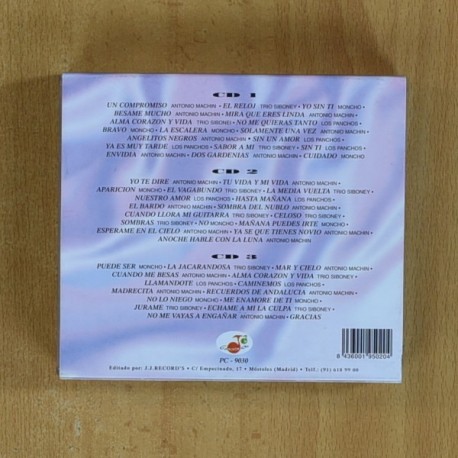 VARIOS - LOS BOLEROS INOLVIDABLES - 3 CD