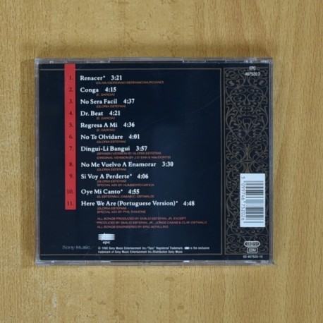 GLORIA ESTEFAN - EXITOS DE GLORIA ESTEFAN - CD