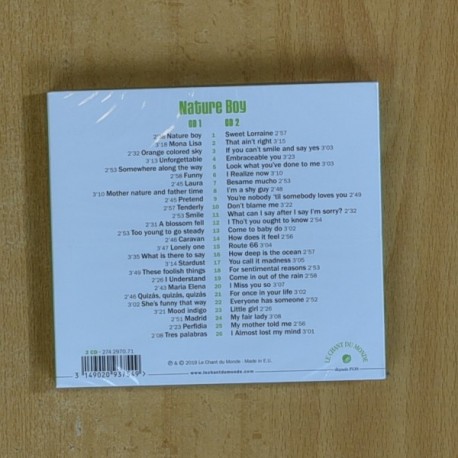 NAT KING COLE - NATURE BOY - CD