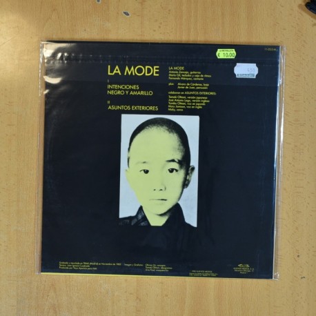 LA MODE - INTENCIONES / NEGRO Y AMARILLO / ASUNTOS EXTERIORES - MAXI