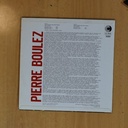 PIERRE BOULEZ - ESTRUCTURAS PARA DOS PIANOS - LP
