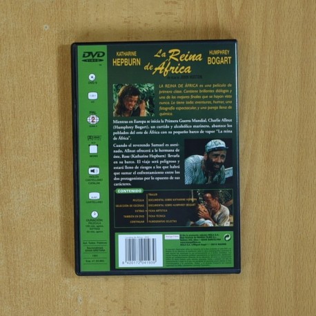 LA REINA DE AFRICA - DVD