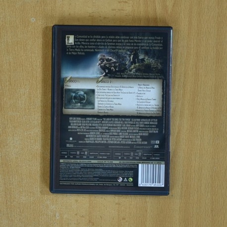 EL SEÃOR DE LOS ANILLOS LAS DOS TORRES - DVD
