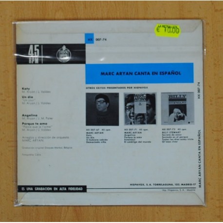 MARC ARYAN - KATY + 3 - EP