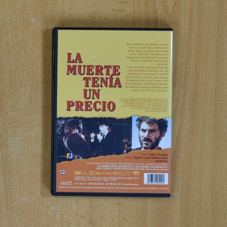 LA MUERTE TENIA UN PRECIO - DVD