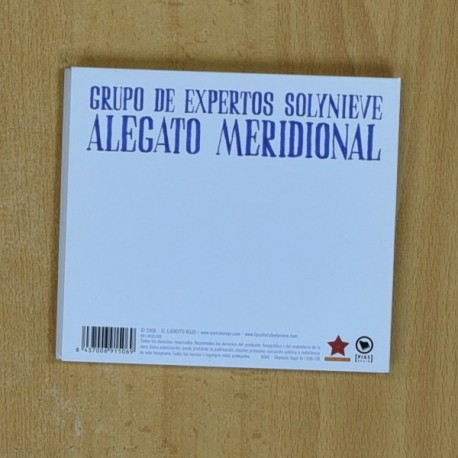 GRUPO DE EXPERTOS SOLYNIEVE - ALEGATO MERIDIONAL - CD