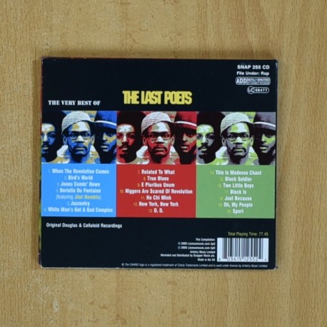 THE LAST POETS - THE VERY BEST OF THE LAST POETS - CD