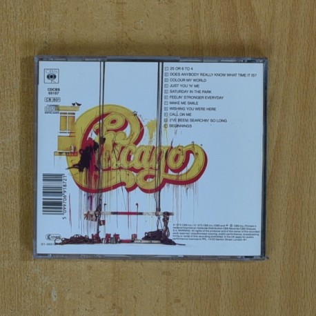 CHICAGO - CHICAGO IX CHICAGOS GREATEST HITS - CD