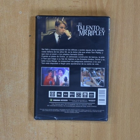 EL TALENTO DE MR RIPLEY - DVD