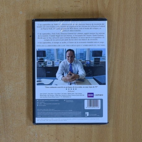LOS ULTIMOS DIAS DE LEHMAN BROTHERS - DVD