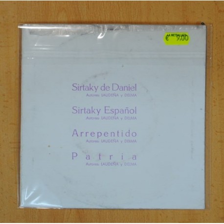 EDICIONES CALANDRIA - SIRTAKY DE DANIEL + 3 - EP
