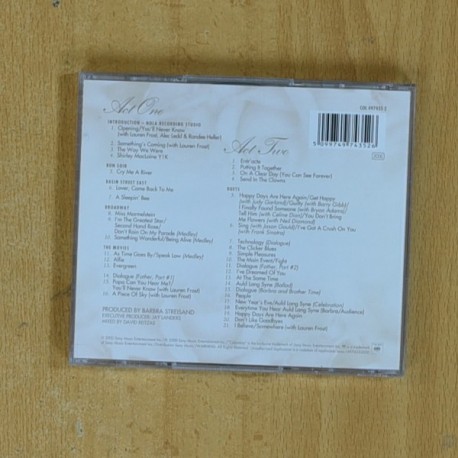 BARBRA STREISAND - TIMELESS LIVE IN CONCERT - CD