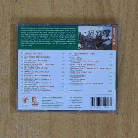 VARIOS - THE ROSUGH GUIDE TO DUB - CD