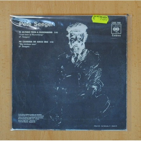 PETE SEEGER - EL ULTIMO TREN A NUREMBERG / MI CARRERA DE ARCO IRIS - SINGLE