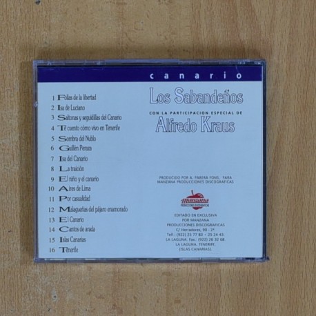 LOS SABANDEÃOS - CANARIO - CD