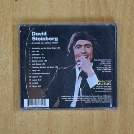 DAVID STEINBERG - DISGUISED AS A NORMAL PERSON - CD