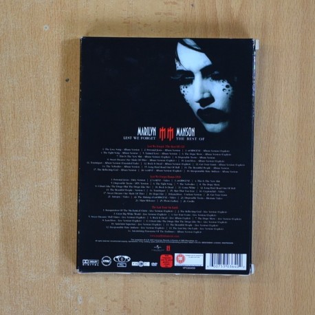 MARILYN MANSON - LEST WE FORGET - DVD