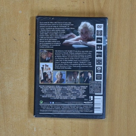 MI SEMANA CON MARILYN - DVD