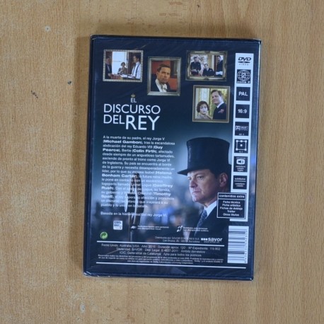EL DISCURSO DEL REY - DVD