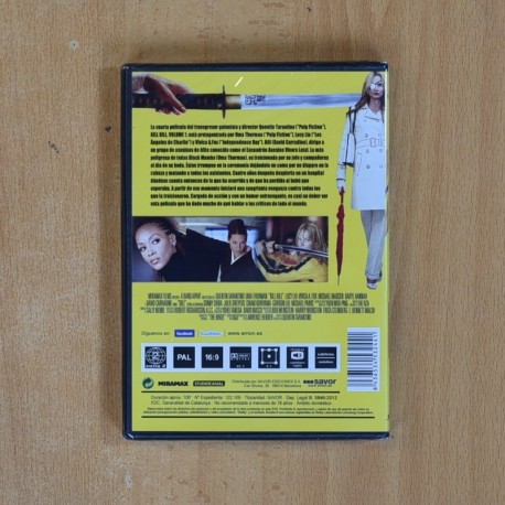 KILL BILL VOLUMEN 1 - DVD