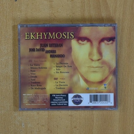 JUAN ESTEBAN / JOSE DAVID / ANDRES FERNANDO - EKHYMOSIS - CD